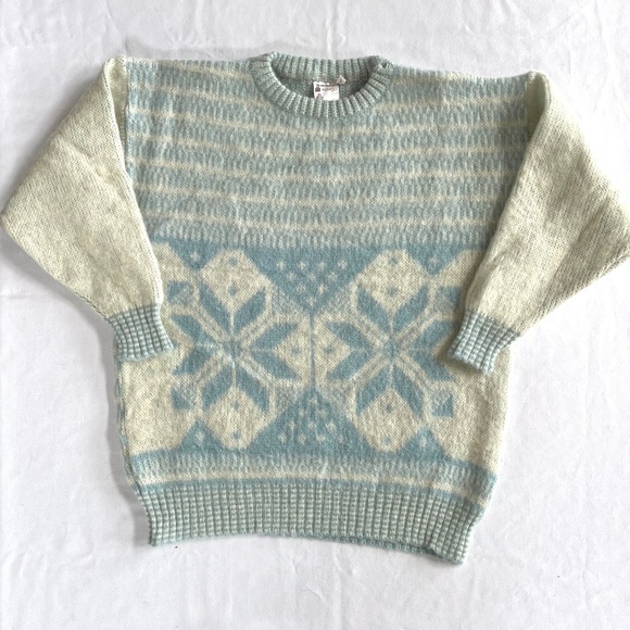 Alafoss Icewool crewneck sweater, W large, vintage 90s - Picture 1 of 6